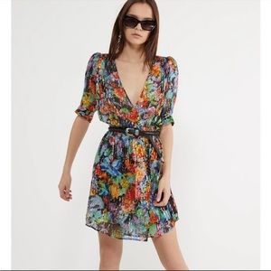 The Kooples floral silk party dress! Size 0. NBW.